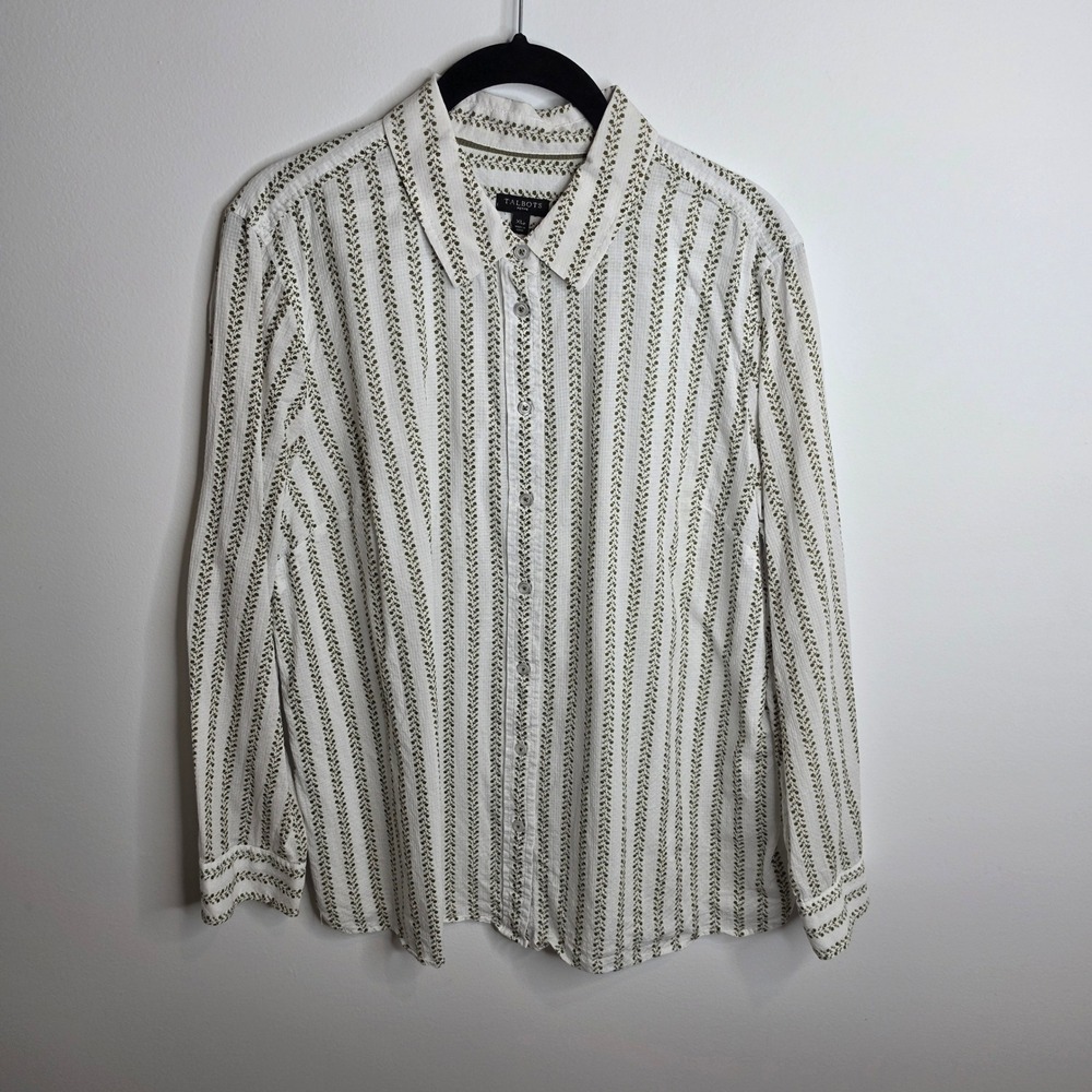 Talbots Button Up Womens XLP